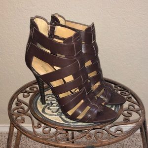 Nine West-chocolate heel